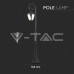 Градински стълб V-TAC 7060 GARDEN LAMP BLACK IP44 Градински стълб V-TAC 7060 GARDEN LAMP BLACK IP44