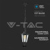 Градински пендел V-TAC 7072 GARDEN PENDANT LAMP BLACK IP44 Градински пендел V-TAC 7072 GARDEN PENDANT LAMP BLACK IP44
