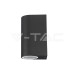 Фасаден аплик V-TAC 7509 BLACK FACADE WALL LAMP 1 x GU10 IP44 Фасаден аплик V-TAC 7509 BLACK FACADE WALL LAMP 1 x GU10 IP44