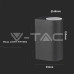 Фасаден аплик V-TAC 7509 BLACK FACADE WALL LAMP 1 x GU10 IP44 Фасаден аплик V-TAC 7509 BLACK FACADE WALL LAMP 1 x GU10 IP44