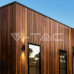 Фасаден аплик V-TAC 7509 BLACK FACADE WALL LAMP 1 x GU10 IP44 Фасаден аплик V-TAC 7509 BLACK FACADE WALL LAMP 1 x GU10 IP44