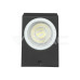 Фасаден аплик V-TAC 7510 BLACK SQUARE FACADE WALL LAMP 1 x GU10 IP44 Фасаден аплик V-TAC 7510 BLACK SQUARE FACADE WALL LAMP 1 x GU10 IP44