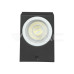 Фасаден аплик V-TAC 7511 BLACK SQUARE FACADE WALL LAMP 2 x GU10 IP44 Фасаден аплик V-TAC 7511 BLACK SQUARE FACADE WALL LAMP 2 x GU10 IP44