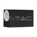 Фасаден аплик V-TAC 7511 BLACK SQUARE FACADE WALL LAMP 2 x GU10 IP44 Фасаден аплик V-TAC 7511 BLACK SQUARE FACADE WALL LAMP 2 x GU10 IP44