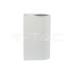 Фасаден аплик V-TAC 7542 WHITE FACADE WALL LAMP 2 x GU10 IP44 Фасаден аплик V-TAC 7542 WHITE FACADE WALL LAMP 2 x GU10 IP44