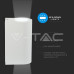 Фасаден аплик V-TAC 7542 WHITE FACADE WALL LAMP 2 x GU10 IP44 Фасаден аплик V-TAC 7542 WHITE FACADE WALL LAMP 2 x GU10 IP44