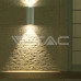 Фасаден аплик V-TAC 7542 WHITE FACADE WALL LAMP 2 x GU10 IP44 Фасаден аплик V-TAC 7542 WHITE FACADE WALL LAMP 2 x GU10 IP44