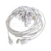 Градински кабел с фасунги V-TAC 7699 WHITE STRING LIGHT 15 x E27 IP65 Градински кабел с фасунги V-TAC 7699 WHITE STRING LIGHT 15 x E27 IP65
