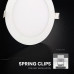 V-TAC 78616 12W CREE LED CCT 3000K - 4000K - 6500K D170 WHITE LED ROUND PANEL RECESSED MOUNTING V-TAC 78616 12W CREE LED CCT 3000K - 4000K - 6500K D170 WHITE LED ROUND PANEL RECESSED MOUNTING