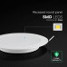 V-TAC 78616 12W CREE LED CCT 3000K - 4000K - 6500K D170 WHITE LED ROUND PANEL RECESSED MOUNTING V-TAC 78616 12W CREE LED CCT 3000K - 4000K - 6500K D170 WHITE LED ROUND PANEL RECESSED MOUNTING