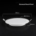 V-TAC 78646 18W CREE LED CCT 3000K - 4000K - 6500K D220 WHITE LED ROUND PANEL RECESSED MOUNTING V-TAC 78646 18W CREE LED CCT 3000K - 4000K - 6500K D220 WHITE LED ROUND PANEL RECESSED MOUNTING