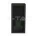  V-TAC 8517 BLACK FACADE WALL LAMP 1 x Е27 IP44