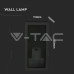  V-TAC 8517 BLACK FACADE WALL LAMP 1 x Е27 IP44