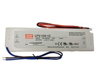 LED трансформатор Meanwell 55804 LPV-100 12V 100W IP67