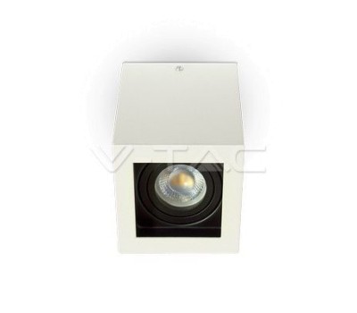 Луна за външен монтаж V-TAC 3630 SURFACE SQUARE WHITE
