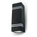 Фасаден аплик V-TAC 7512 BLACK FACADE WALL LAMP 2 x GU10 IP44 Фасаден аплик V-TAC 7512 BLACK FACADE WALL LAMP 2 x GU10 IP44