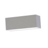 LED фасаден аплик V-TAC 218244 LED WALL LAMP UP/DOWN 12W 6400K GREY