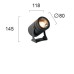 LED фасаден прожектор VIOKEF 4187600 MARIS