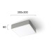 LED фасаден плафон VIOKEF 4209300 DONOUSA
