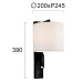 Аплик с ключ и LED рамо VIOKEF 4229500 MAYOR