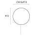 LED аплик с ключ VIOKEF 4250500 SHADOW