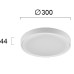 LED фасаден плафон VIOKEF 4257300 ANABELLA