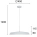 LED пендел VIOKEF 4296800 FLAT