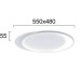 LED плафон VIOKEF 4301900 EVELYN