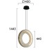 LED пендел VIOKEF 4322701 TAMARA
