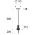 LED градински стълб с колче VIOKEF 4333000 TANGO
