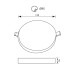 VIVALUX 004280 RONDO LED 18W CL