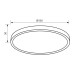 Vivalux 004619 LUKA LED 45W BK 3000K - 6400K