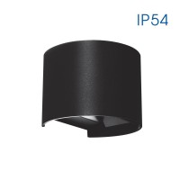 LED фасаден аплик VIVALUX 004624 STARK LED 2 x 3W RD 4000K IP54