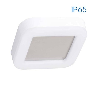 LED фасаден плафон VIVALUX 004749 DOLCE/SQ WH CL 15W 4000K IP65