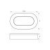 LED фасаден аплик VIVALUX 004752 DOLCE/О BK CL 11W 4000K IP65