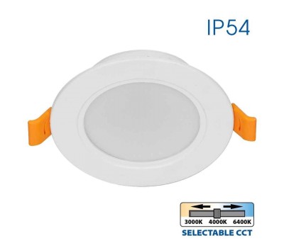 LED панел за вграждане VIVALUX 004753 VERA LED 5W CCT DIP-SWITCH IP54