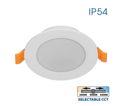 LED панел за вграждане VIVALUX 004754 VERA LED 9W CCT DIP-SWITCH IP54