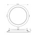 LED панел за вграждане VIVALUX 004757 VERA LED 24W CCT DIP-SWITCH IP54