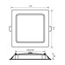 VIVALUX 004759 KAPI LED 9W CCT DIP-SWITCH IP54