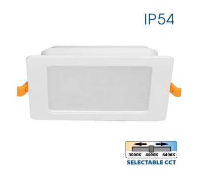 LED панел за вграждане VIVALUX 004760 KAPI LED 12W CCT DIP-SWITCH IP54