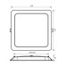 VIVALUX 004762 KAPI LED 24W CCT DIP-SWITCH IP54