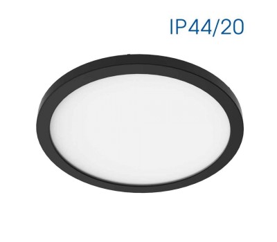 LED панел за вграждане VIVALUX 004813 NEBULA LED 12W - 18W - 24W BK CCT - SWITCH BLACK IP44