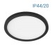 LED панел за вграждане VIVALUX 004813 NEBULA LED 12W - 18W - 24W BK CCT - SWITCH BLACK IP44