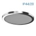 LED панел за вграждане VIVALUX 004814 NEBULA LED 12W - 18W - 24W CH CCT - SWITCH CHROME IP44