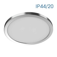 LED панел за вграждане VIVALUX 004814 NEBULA LED 12W - 18W - 24W CH CCT - SWITCH CHROME IP44