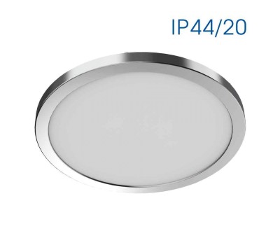 LED панел за вграждане VIVALUX 004814 NEBULA LED 12W - 18W - 24W CH CCT - SWITCH CHROME IP44