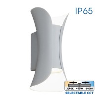 LED фасаден аплик VIVALUX 004824 BOSTON LED 2 x 5W WH CCT-SWITCH IP65