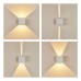 LED фасаден аплик VIVALUX 004827 STARK LED 2 x 3W SQ WH CCT 3000K - 4000K - 6400K IP65