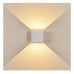 LED фасаден аплик VIVALUX 004827 STARK LED 2 x 3W SQ WH CCT 3000K - 4000K - 6400K IP65