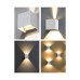 LED фасаден аплик VIVALUX 004827 STARK LED 2 x 3W SQ WH CCT 3000K - 4000K - 6400K IP65
